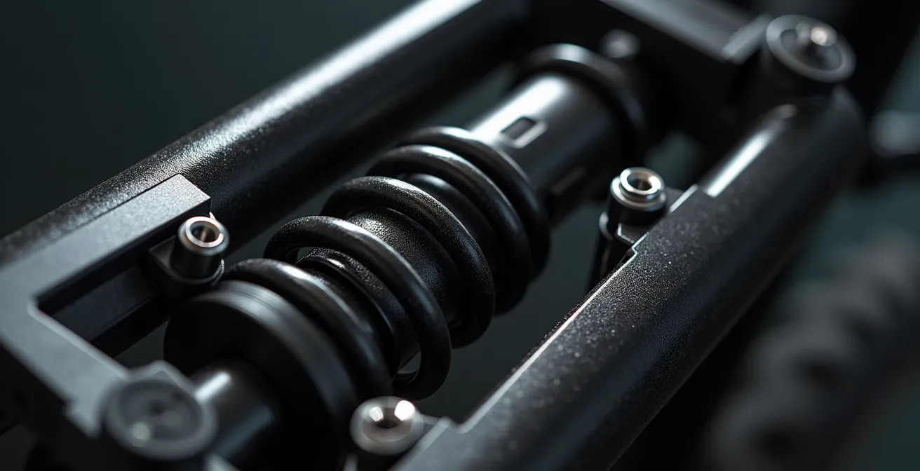 Modulares 1,5kg Komfort-Setup mit gefederter Sattelstütze und ergonomischen Komponenten