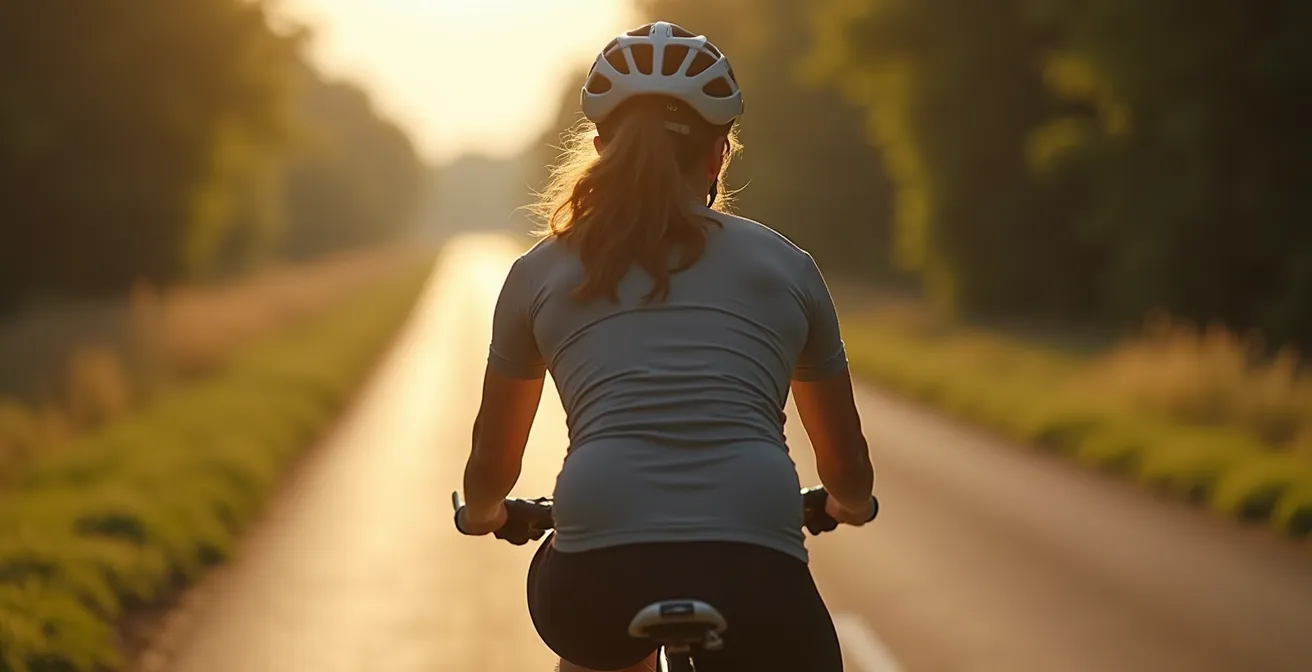 Makroaufnahme eines ergonomischen Sattels mit sichtbarer Druckverteilung und Materialstruktur